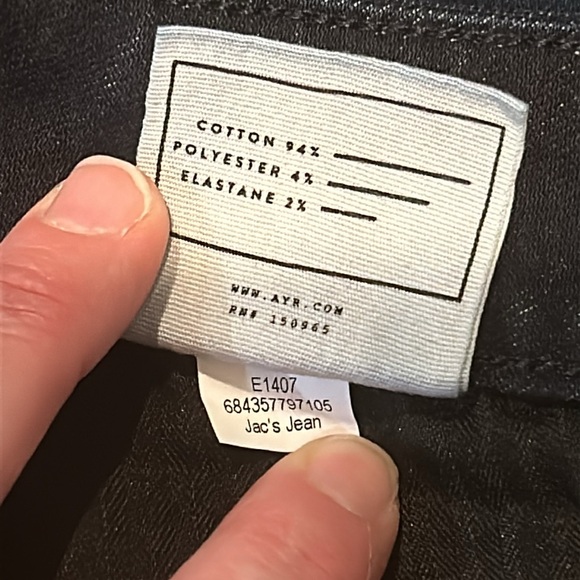 NEW AYR The One Love Jac's Jeans Skinny Jeans size 24 Long - Picture 8 of 16